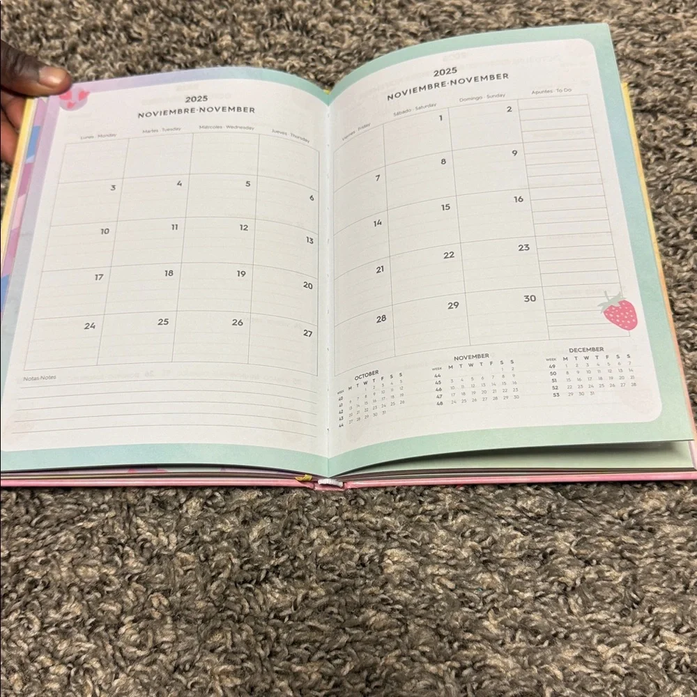 Pink and Yellow Planner 2025-2026